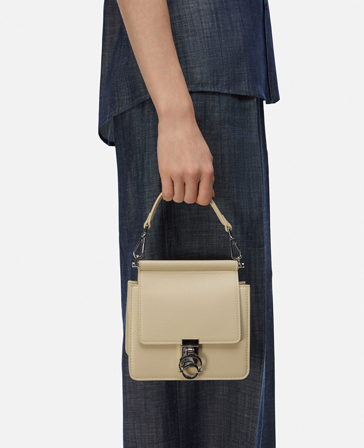 Locket Leather-Effect Bag