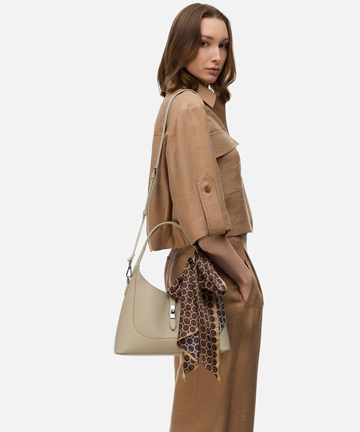 Arcade Scarf-Detailed Bag