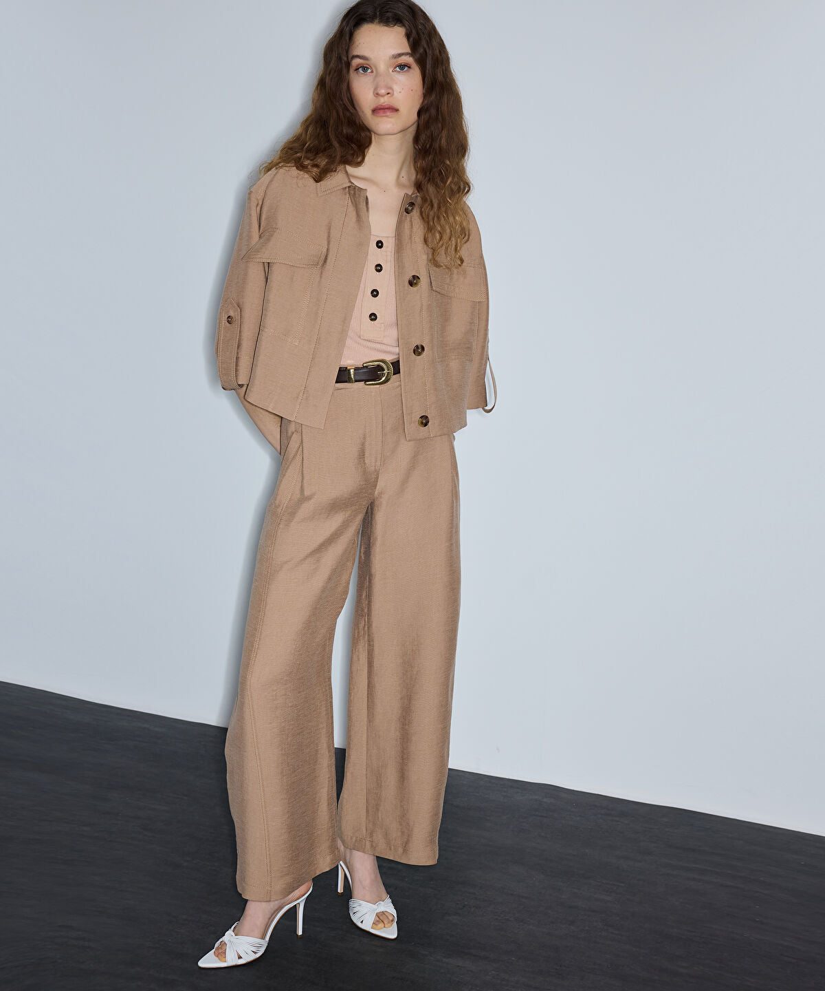 Balloon Hem Jacket