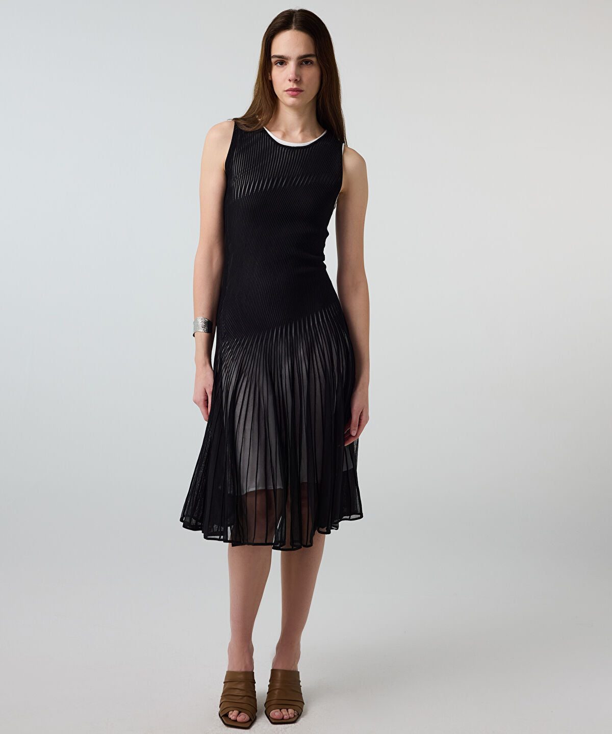 Color-Block Layered Dress