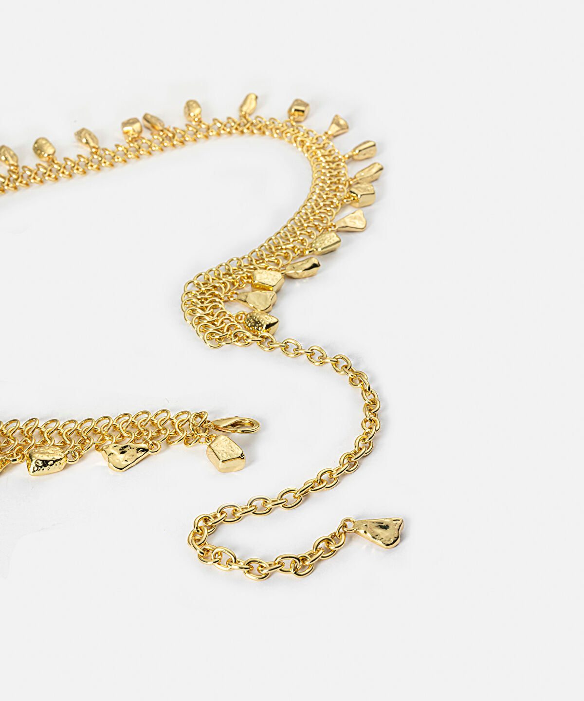 Dangling Detail Metal Belt