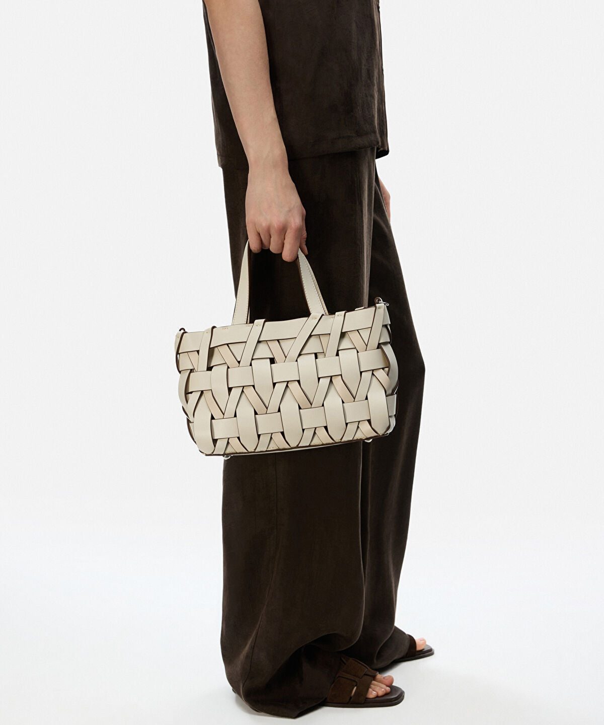 Double Handle Woven Bag