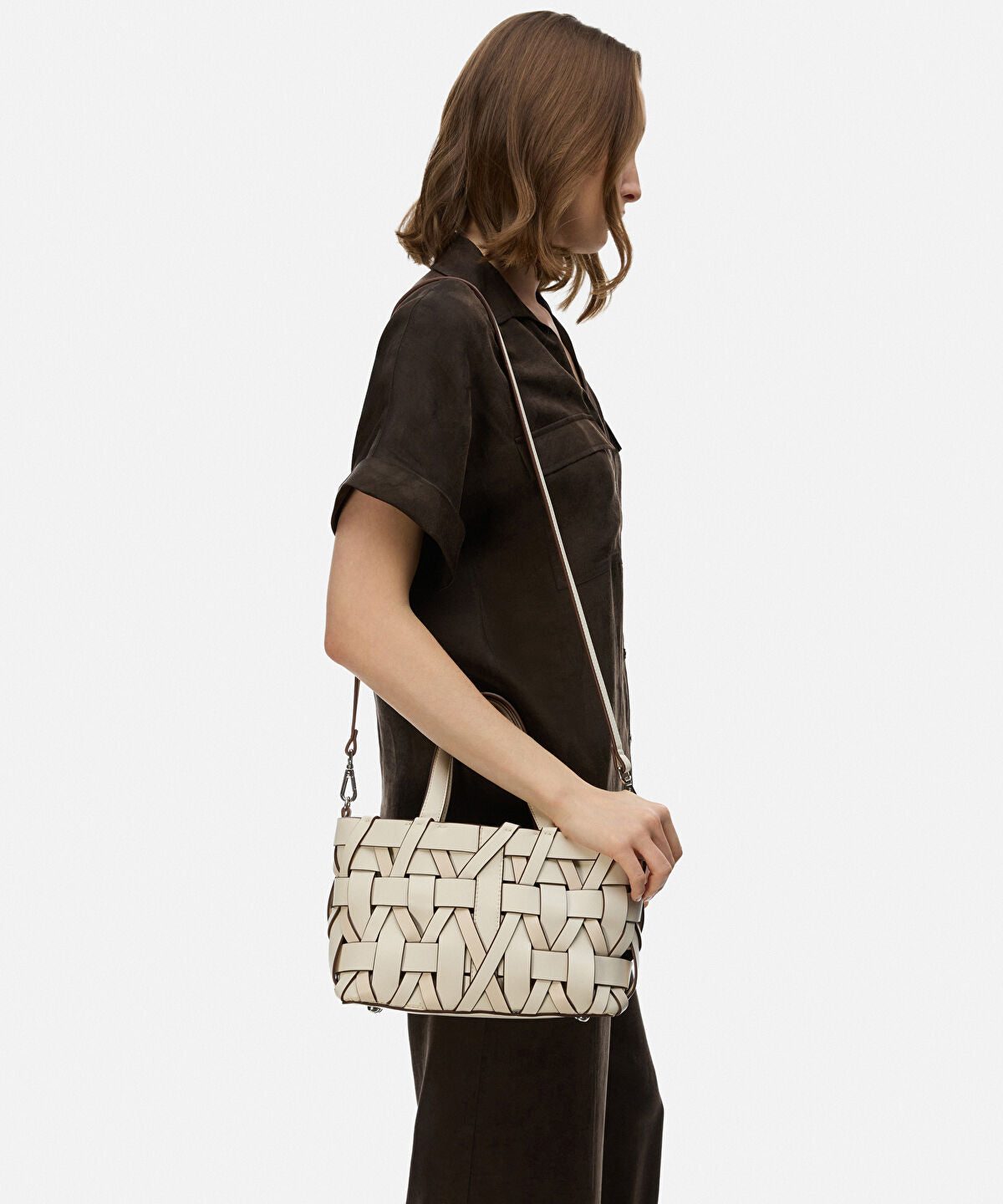 Double Handle Woven Bag