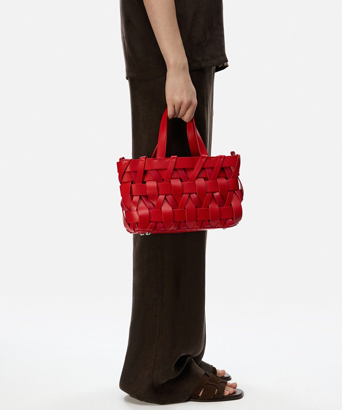 Double Handle Woven Bag