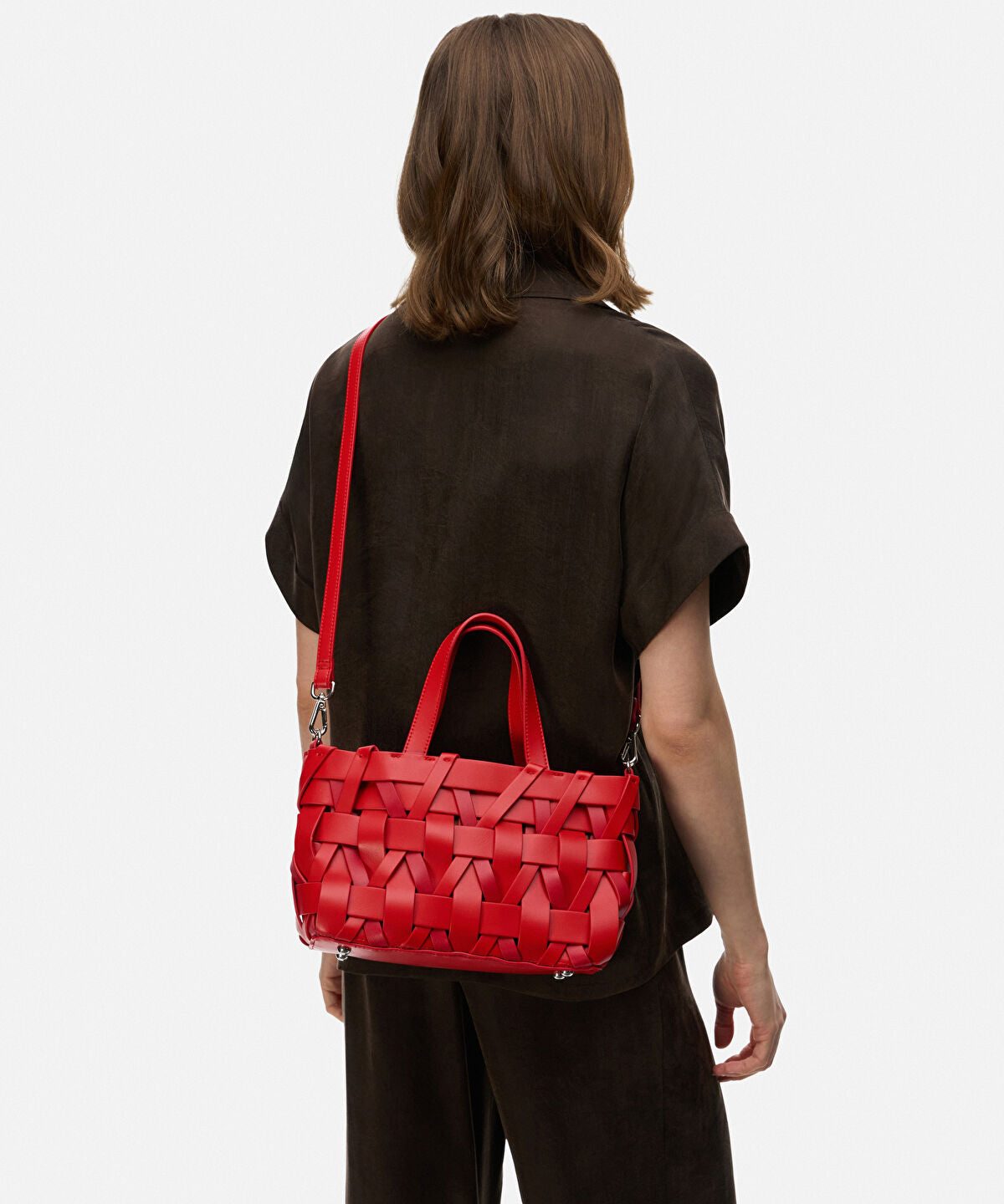 Double Handle Woven Bag