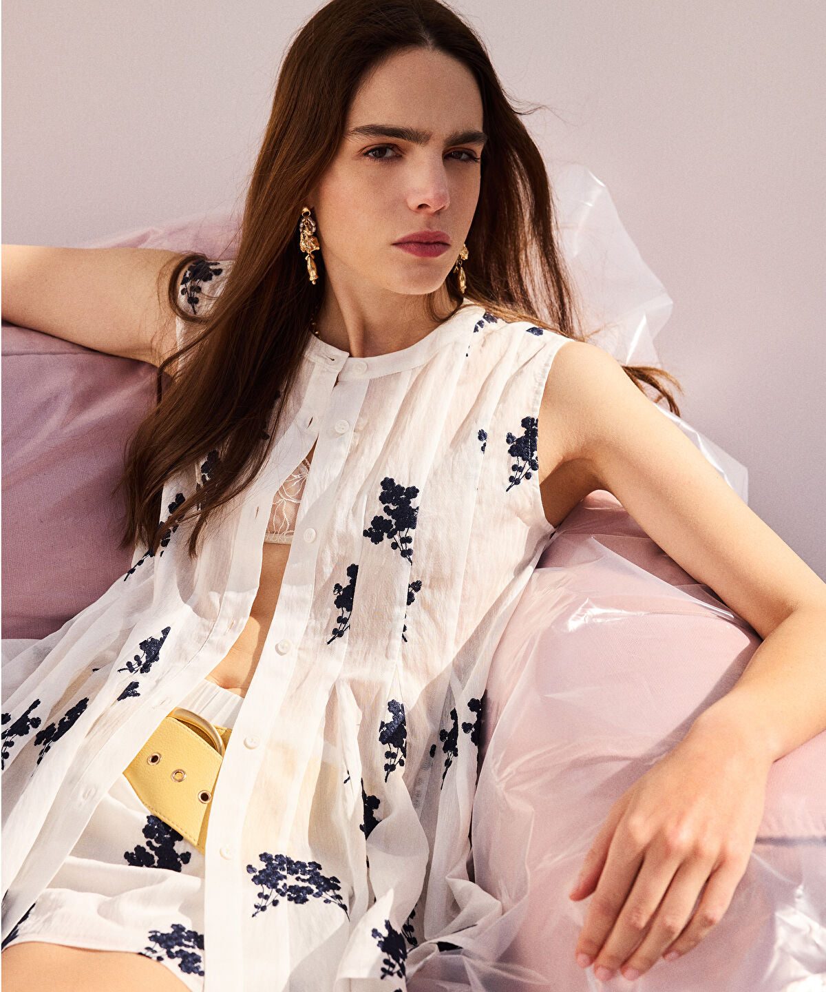 Floral Embroidered Blouse