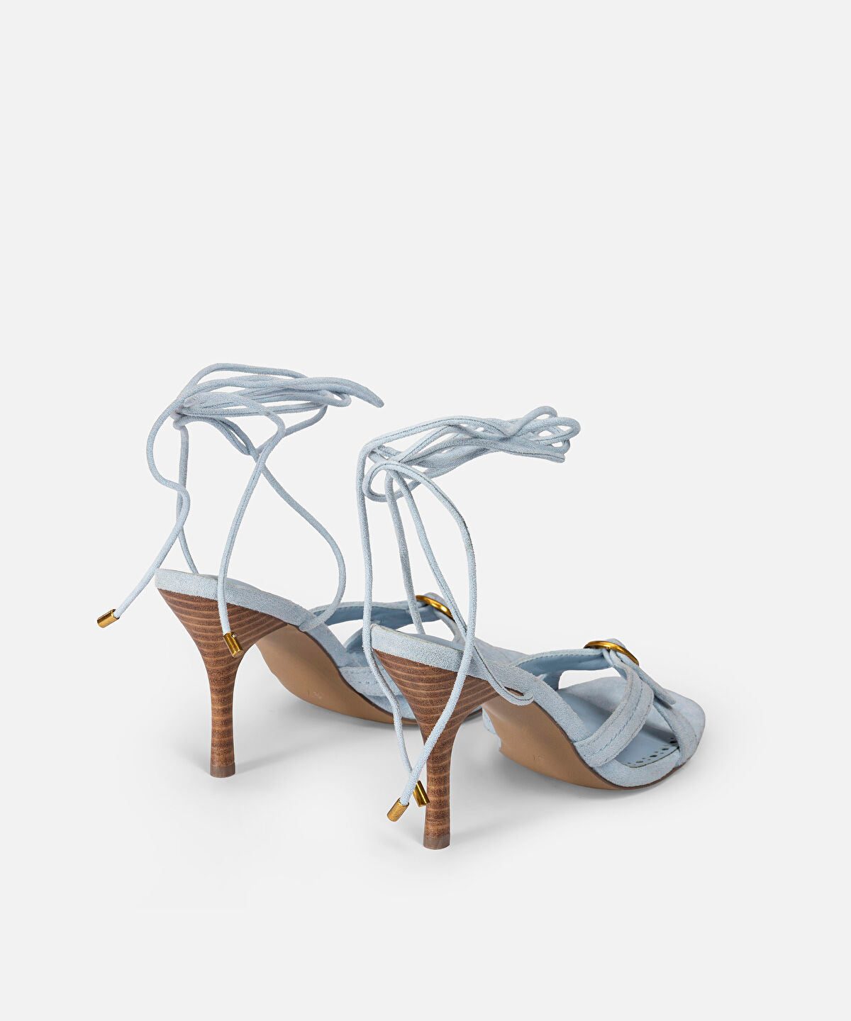 Ankle Tie Heeled Sandals