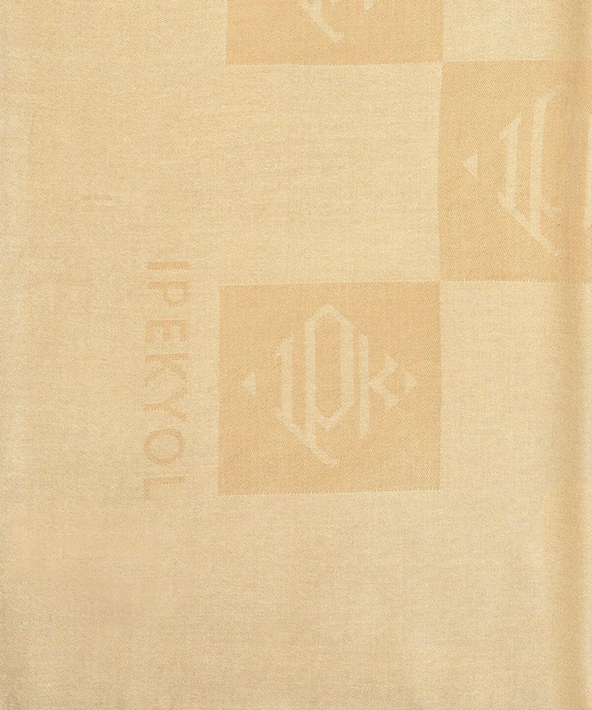 Monogram shawl 130x130 cm