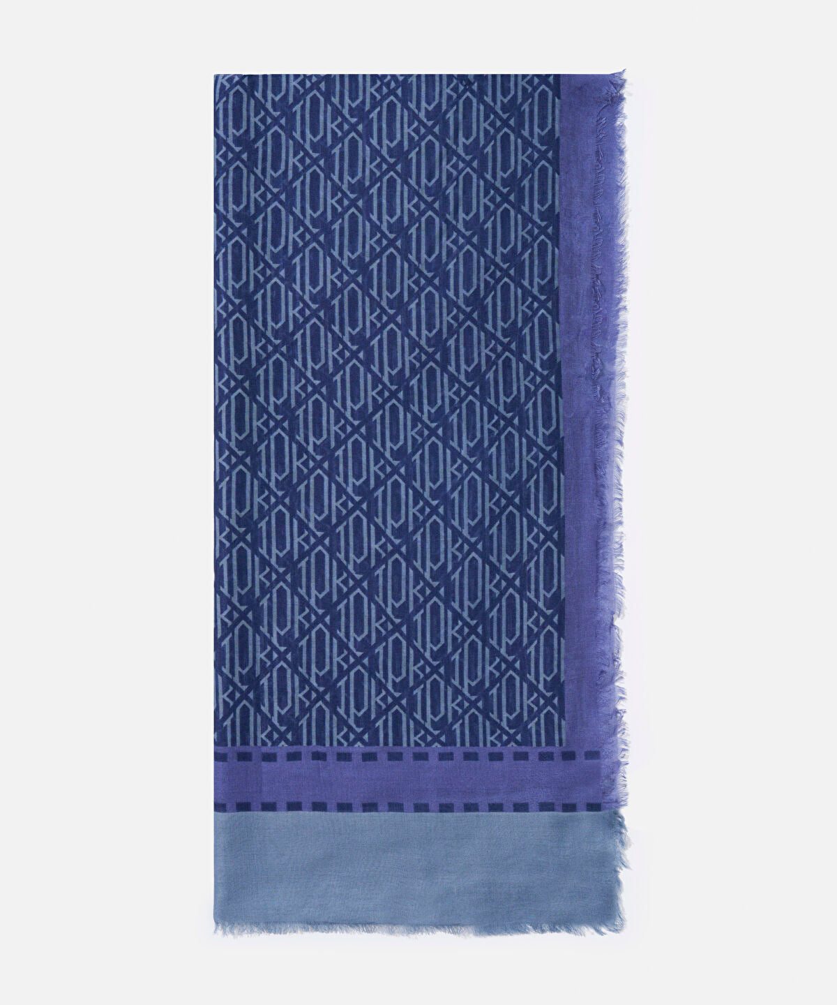 Monogram shawl 180x180 cm