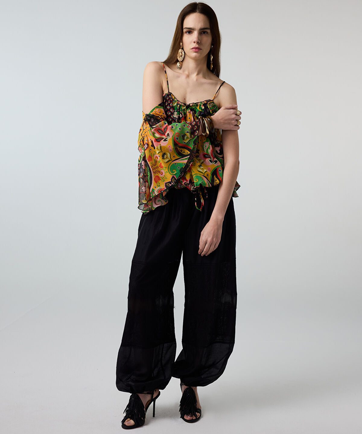 Printed Chiffon Blouse