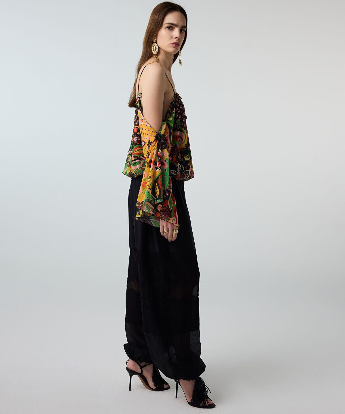 Printed Chiffon Blouse