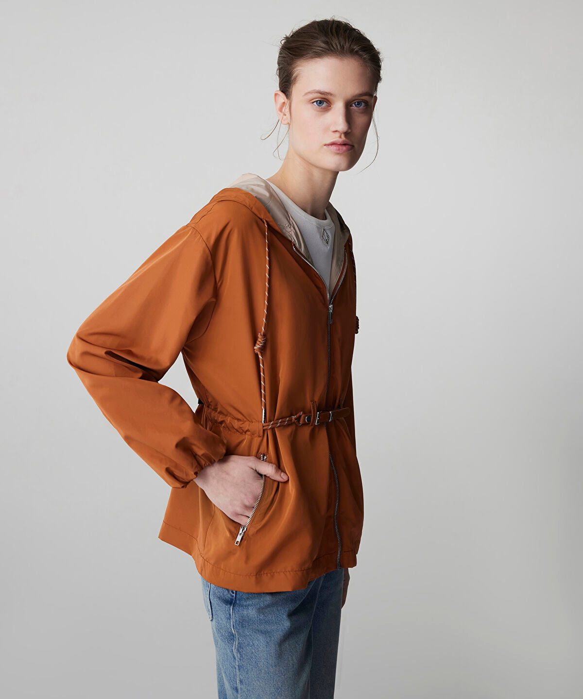 Technical Coat with Belt