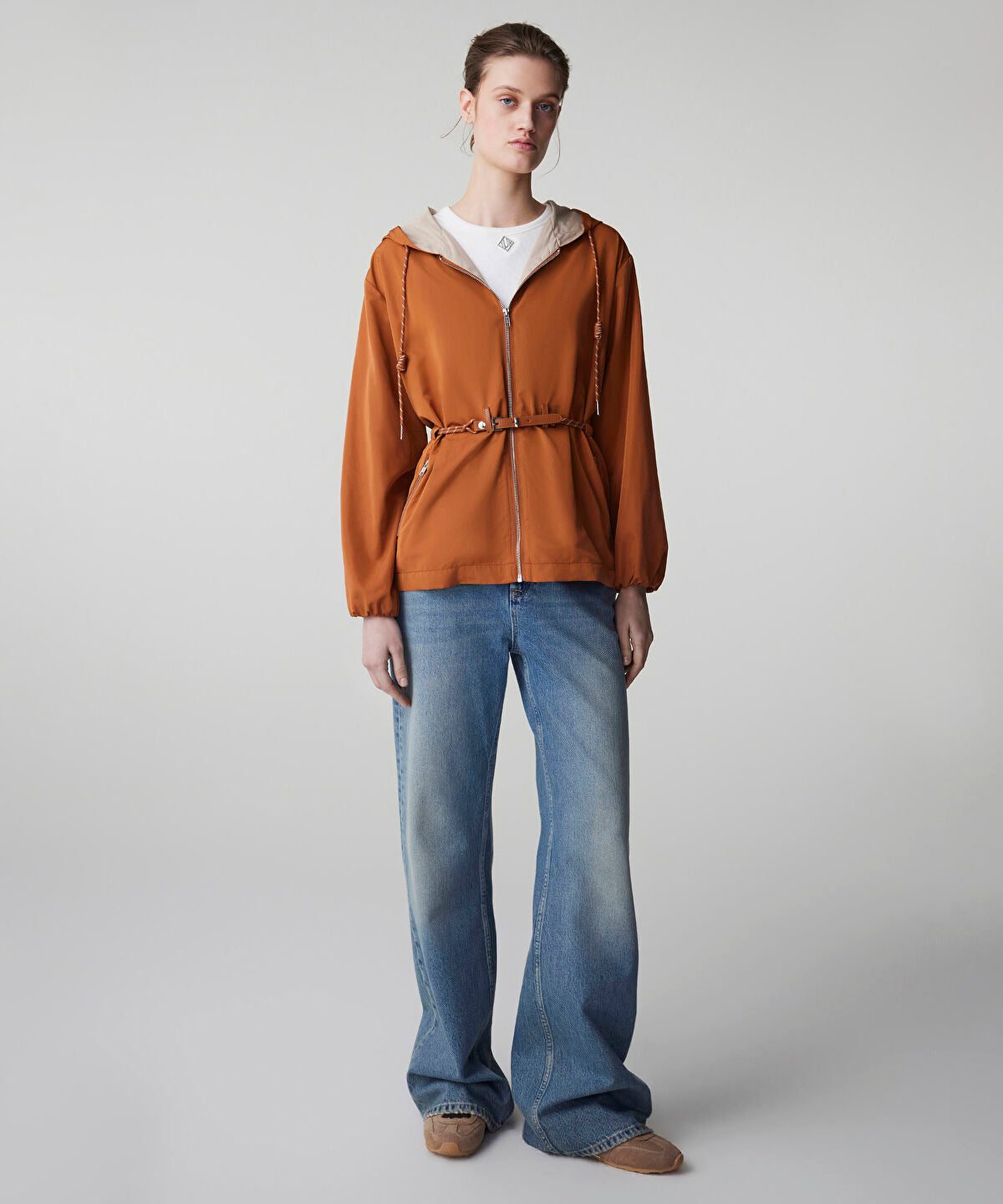Technical Coat with Belt