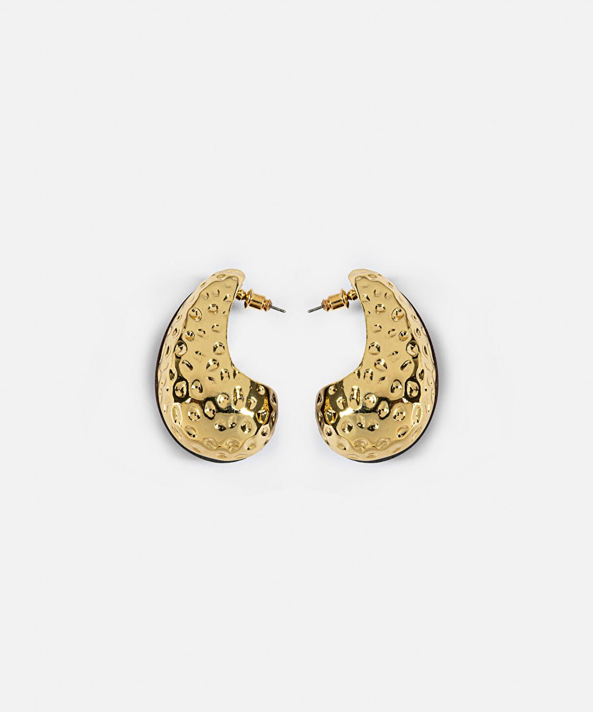Textured Wood Element Earrings