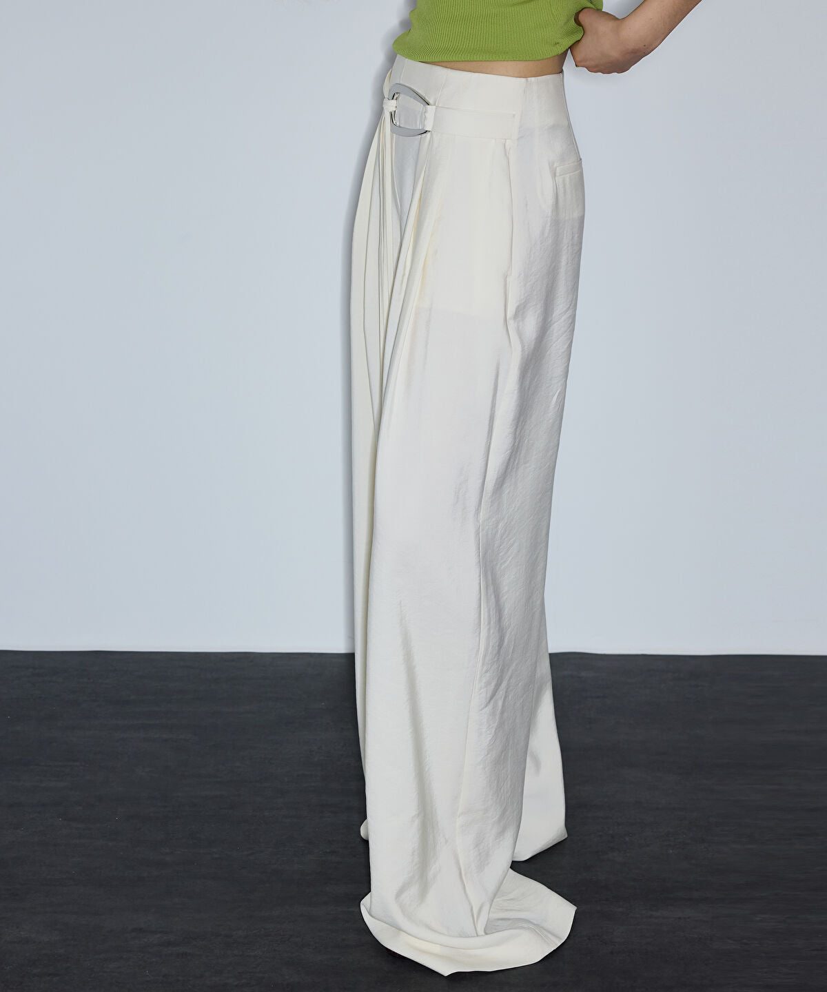 Wide-Leg Trousers with Belt