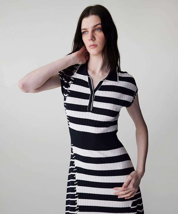 Striped Knit Dress