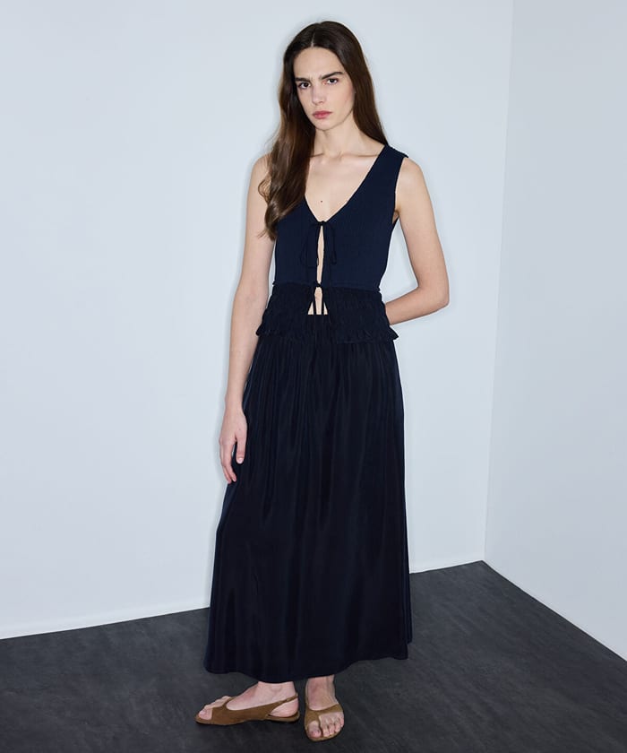 Elastic Waist Skirt