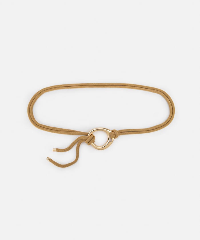 Metal Buckle Cord Belt