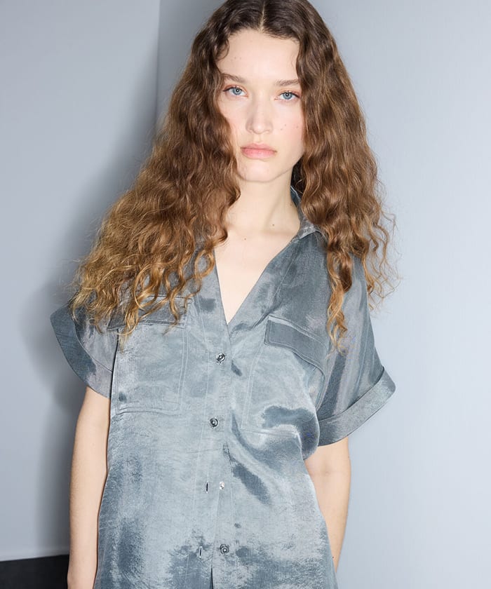 Relaxed-Fit Shirt with Pockets